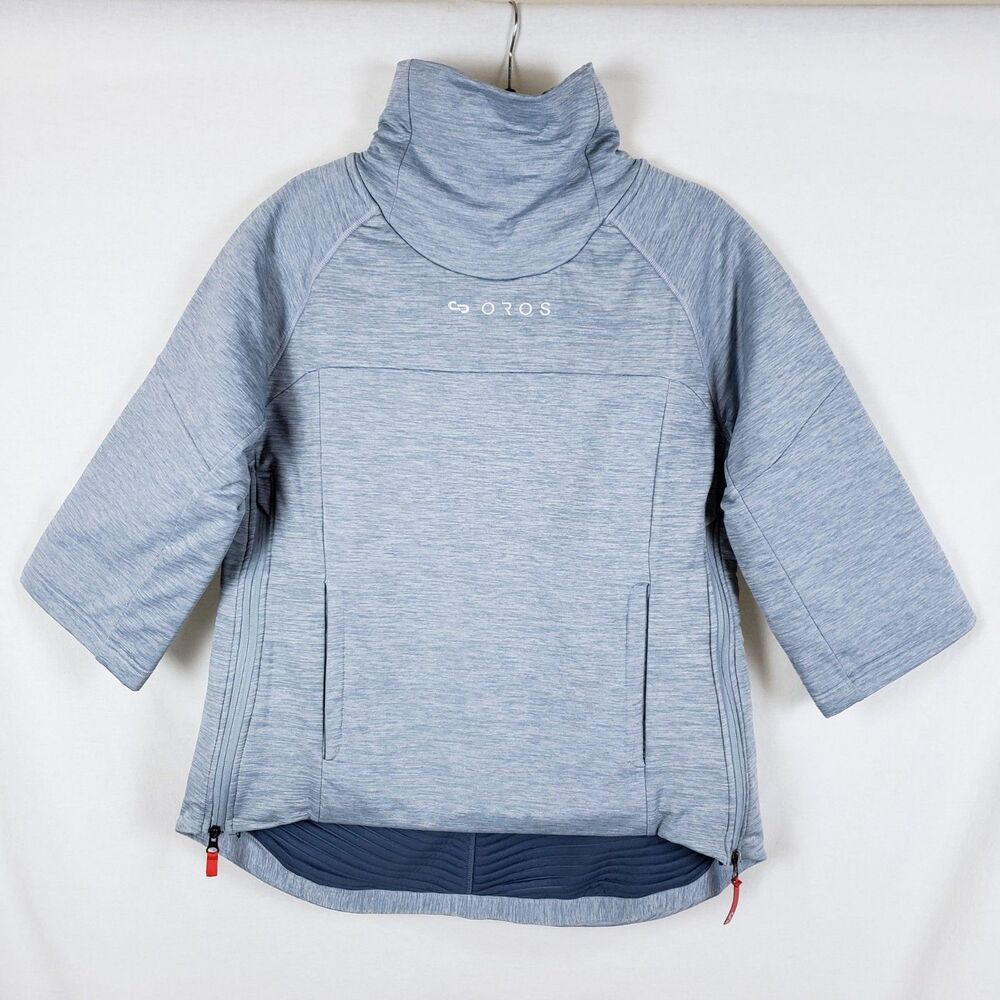 OROS Solarcore Insulated Technical Jacket Womens L Kangaroo Pocket Gray